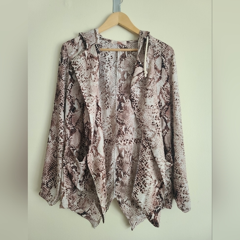 Band of Gypsies animal print jacket size small